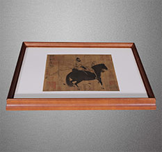 尼木书画装裱配框服务案例